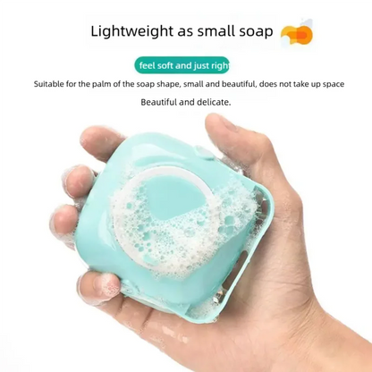 Soft Silicone Dog Bathing Brush - Pet Massage Shampoo Dispenser Grooming Tool