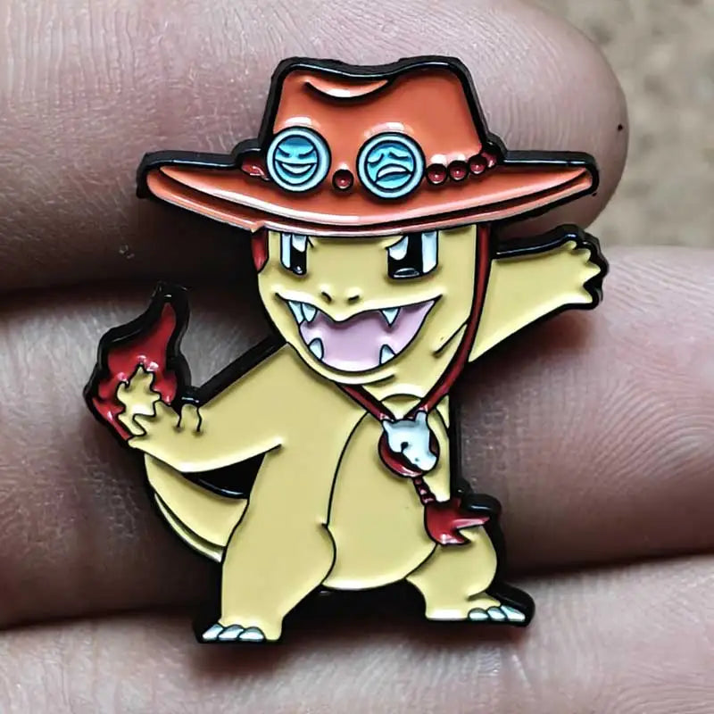 One Piece Gear 5 Luffy Enamel Pin - Anime Lapel Badge Brooch