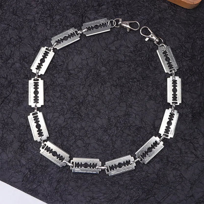 Punk Metal Blade Pant Chain – Unisex Street Style Waist Chain for Men & Women