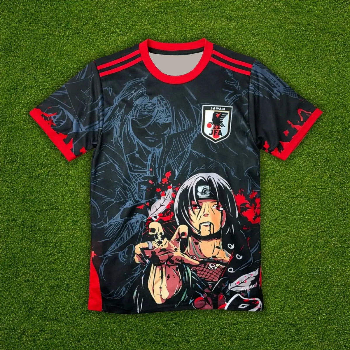 Itachi Uchiha Anime Soccer Jersey – Breathable Quick-Dry Football T-Shirt