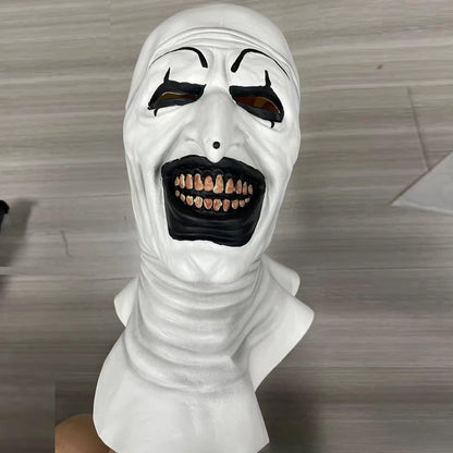 Art the Clown Terrifier 2 Cosplay Costume – Jumpsuit & Mask Set for Halloween