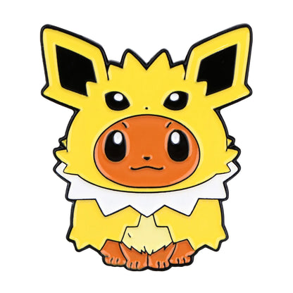 Cute Eevee Evolution Enamel Pins – Kawaii Cartoon Character Brooch Set for Backpacks, Jackets & Lapels
