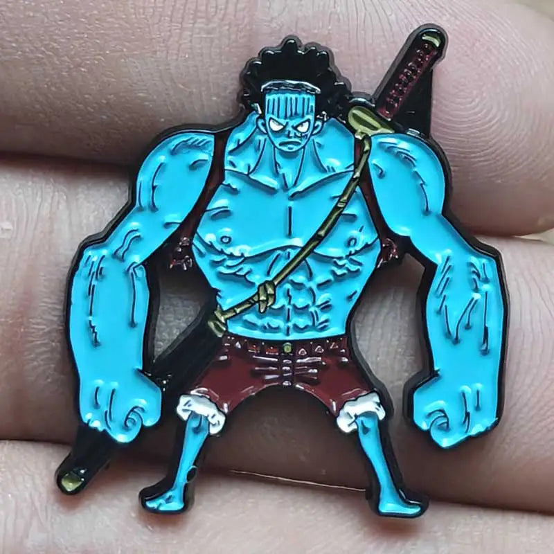One Piece Gear 5 Luffy Enamel Pin - Anime Lapel Badge Brooch