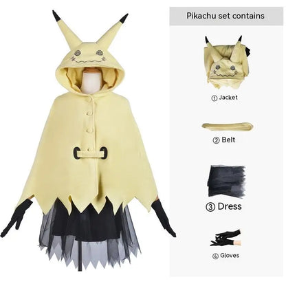 Mimikyu Cosplay Costume Dress for Women – Halloween Anime Outfit