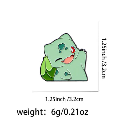 Cute Eevee Evolution Enamel Pins – Kawaii Cartoon Character Brooch Set for Backpacks, Jackets & Lapels