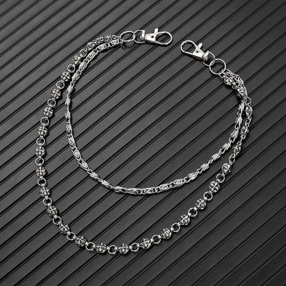 Harajuku Y2K Double-Layer Waist Chain – Punk Hip Hop Jeans Pant Chain Belt for Men & Women