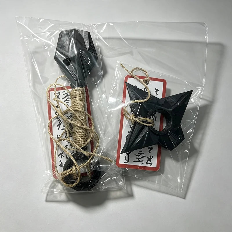 Ninja Kunai and Shuriken Fridge Magnet Set - Anime Cosplay Prop Refrigerator Decoration