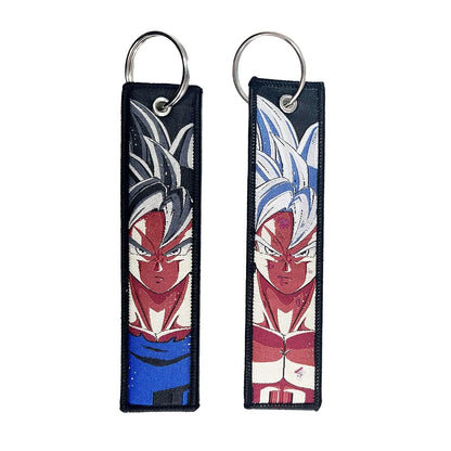 Dragon Ball Embroidered Keychain Lanyard - Anime Badge Holder & Key Strap