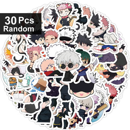 Jujutsu Kaisen Anime Stickers, Gojo Itadori Waterproof Phone Laptop Decals
