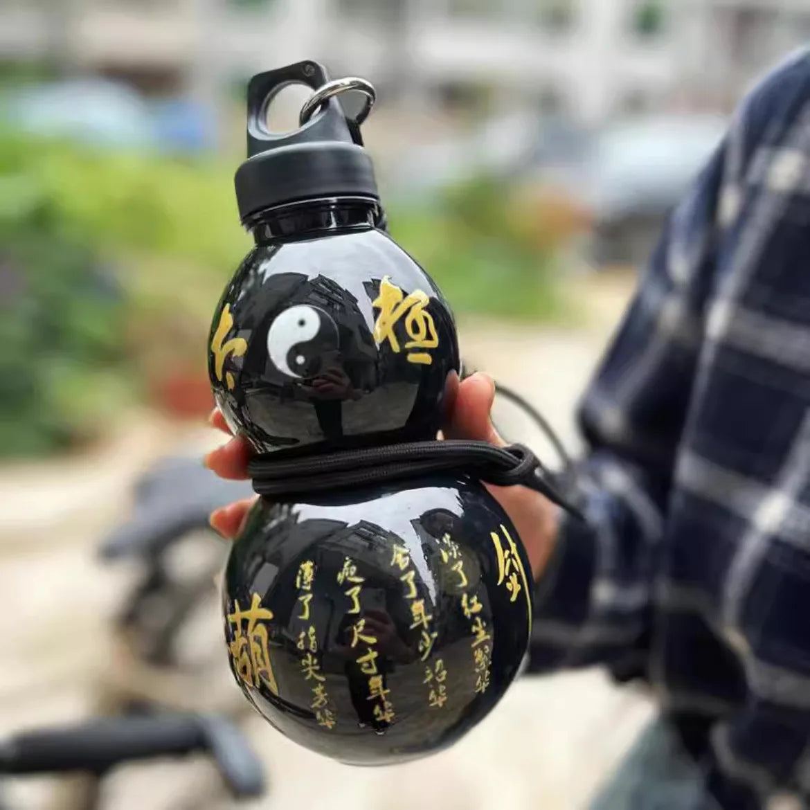 800ml Gourd Water Bottle for Kids – Leakproof Chinese-Style Kettle for School