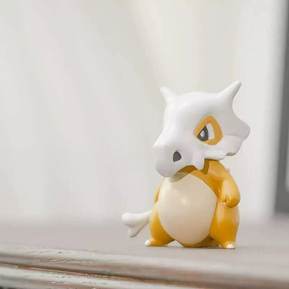 Cubone Pokemon Figure 8cm - Cute Anime Desk & Car Ornament Collectible