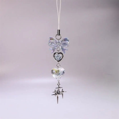 Y2K Butterfly Phone Charm Strap - Cute Phone Lanyard & Bag Pendant