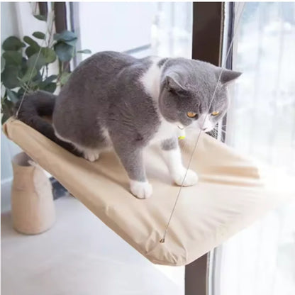 Cat Window Hammock – Sunny Window Perch Pet Bed, 20kg Capacity