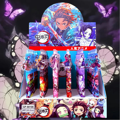 Demon Slayer Anime Gel Pen Set – 6-Piece Character Pens