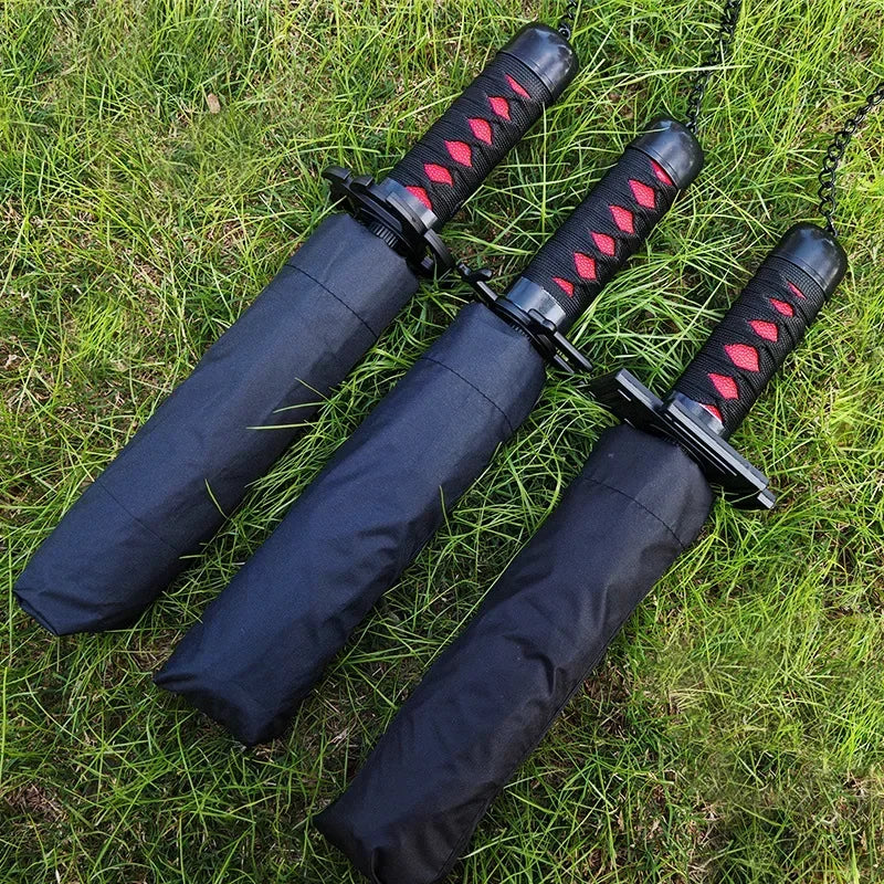 Bleach Ichigo Katana Umbrella – Japanese Sword-Inspired Rain & UV Protection Parasol