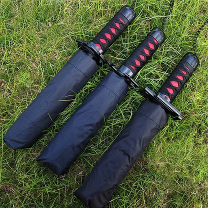 Bleach Ichigo Katana Umbrella – Japanese Sword-Inspired Rain & UV Protection Parasol
