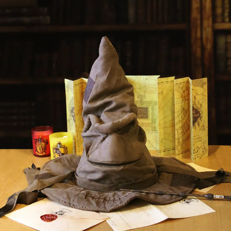Wizard Sorting Hat Costume Prop - Leather Halloween Party Cosplay Hat