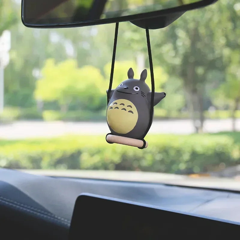 My Neighbor Totoro Car Rearview Mirror Hanging Ornament - Cute Auto Interior Charm