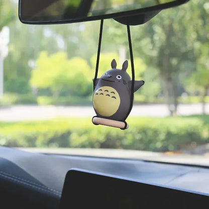 My Neighbor Totoro Car Rearview Mirror Hanging Ornament - Cute Auto Interior Charm