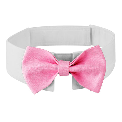 Dog Bow Tie Collar – Adjustable Cat Tuxedo Necktie for Weddings & Parties