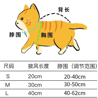 Akatsuki Red Cloud Cat Cloak - Anime Cosplay Costume for Cats & Small Dogs