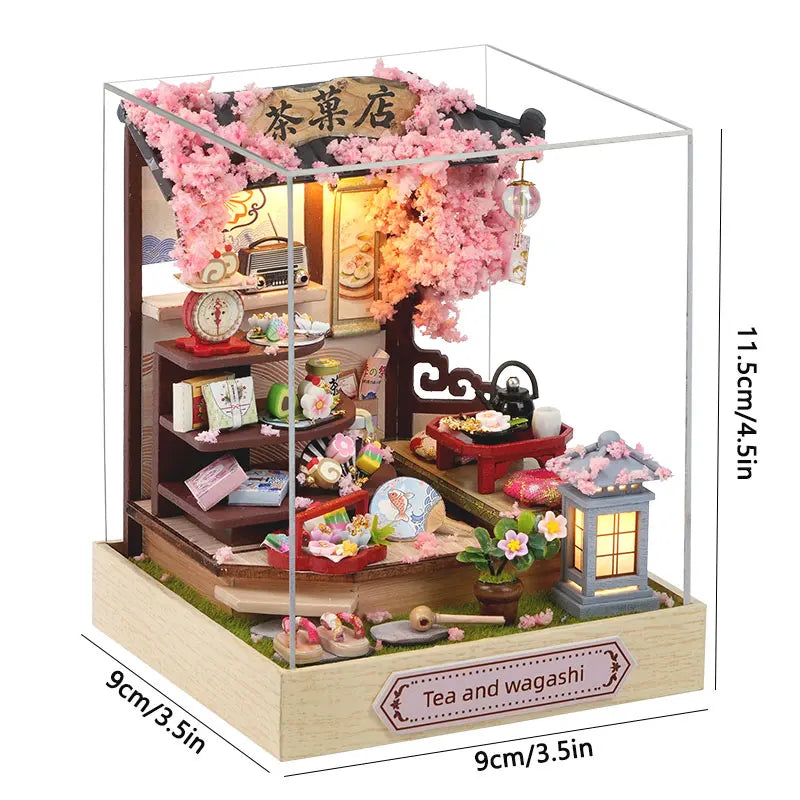 DIY Miniature Wooden Doll House Kit – Handmade 3D Puzzle Room Model with Furniture
