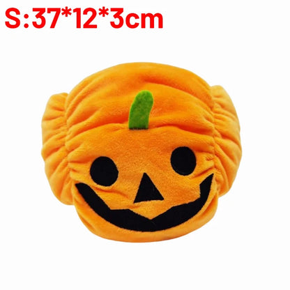 Halloween Pet Devil Pumpkin Headset - Funny Dog Cat Costume Hat Headgear