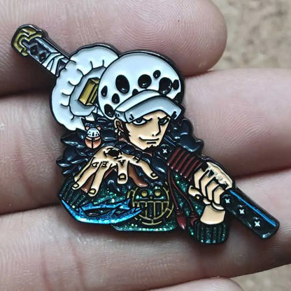 One Piece Gear 5 Luffy Enamel Pin - Anime Lapel Badge Brooch