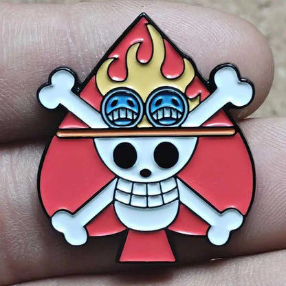 One Piece Gear 5 Luffy Enamel Pin - Anime Lapel Badge Brooch