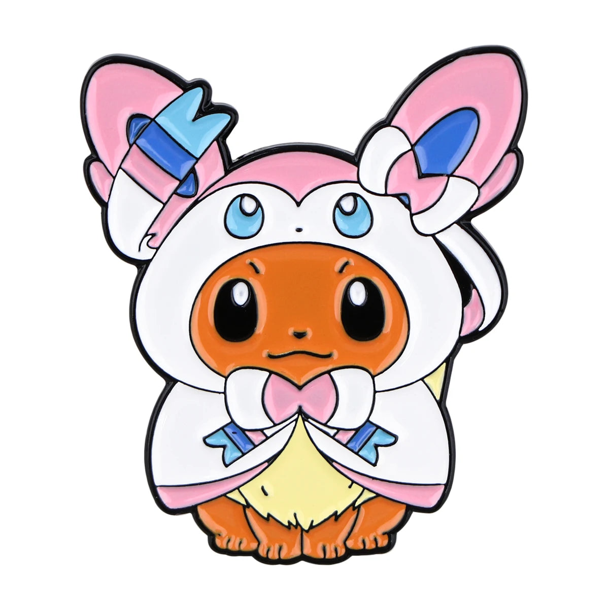 Cute Eevee Evolution Enamel Pins – Kawaii Cartoon Character Brooch Set for Backpacks, Jackets & Lapels