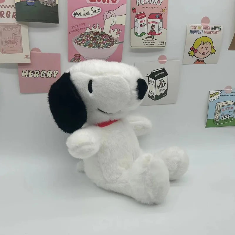 30cm Cartoon Cute Snoopy Plush Pillow – Soft Sofa Back Stuffed Doll