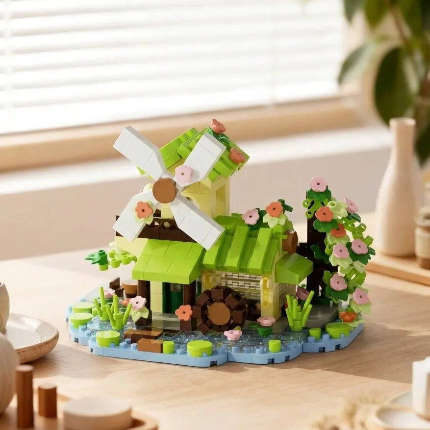 Forest Cabin Mini Building Blocks Set – 479-Piece DIY Micro Brick Treehouse Model