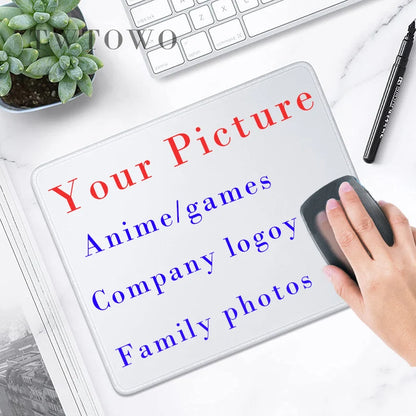 Custom Photo Mouse Pad – Small Natural Rubber Desk Mat
