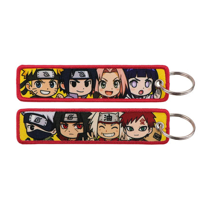 Naruto Anime Woven Keychain Backpack Charm