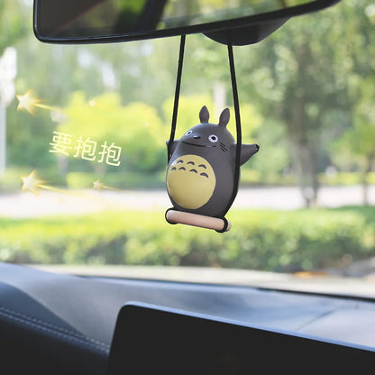 My Neighbor Totoro Car Rearview Mirror Hanging Ornament - Cute Auto Interior Charm