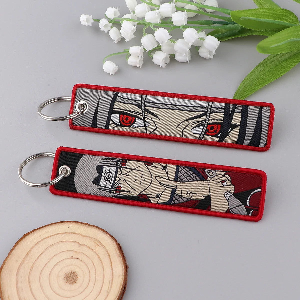 Naruto Anime Woven Keychain Backpack Charm