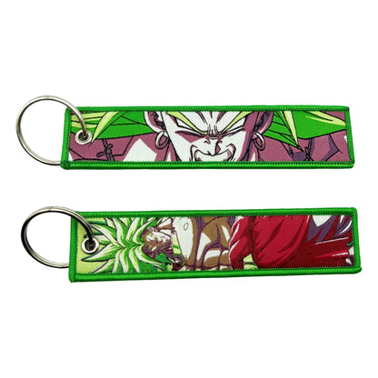 Dragon Ball Embroidered Keychain Lanyard - Anime Badge Holder & Key Strap