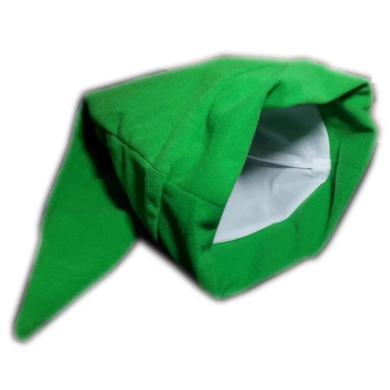 Legend of Zelda Link Cosplay Hat - Green Elf Adventurer Costume Cap for Conventions and Parties