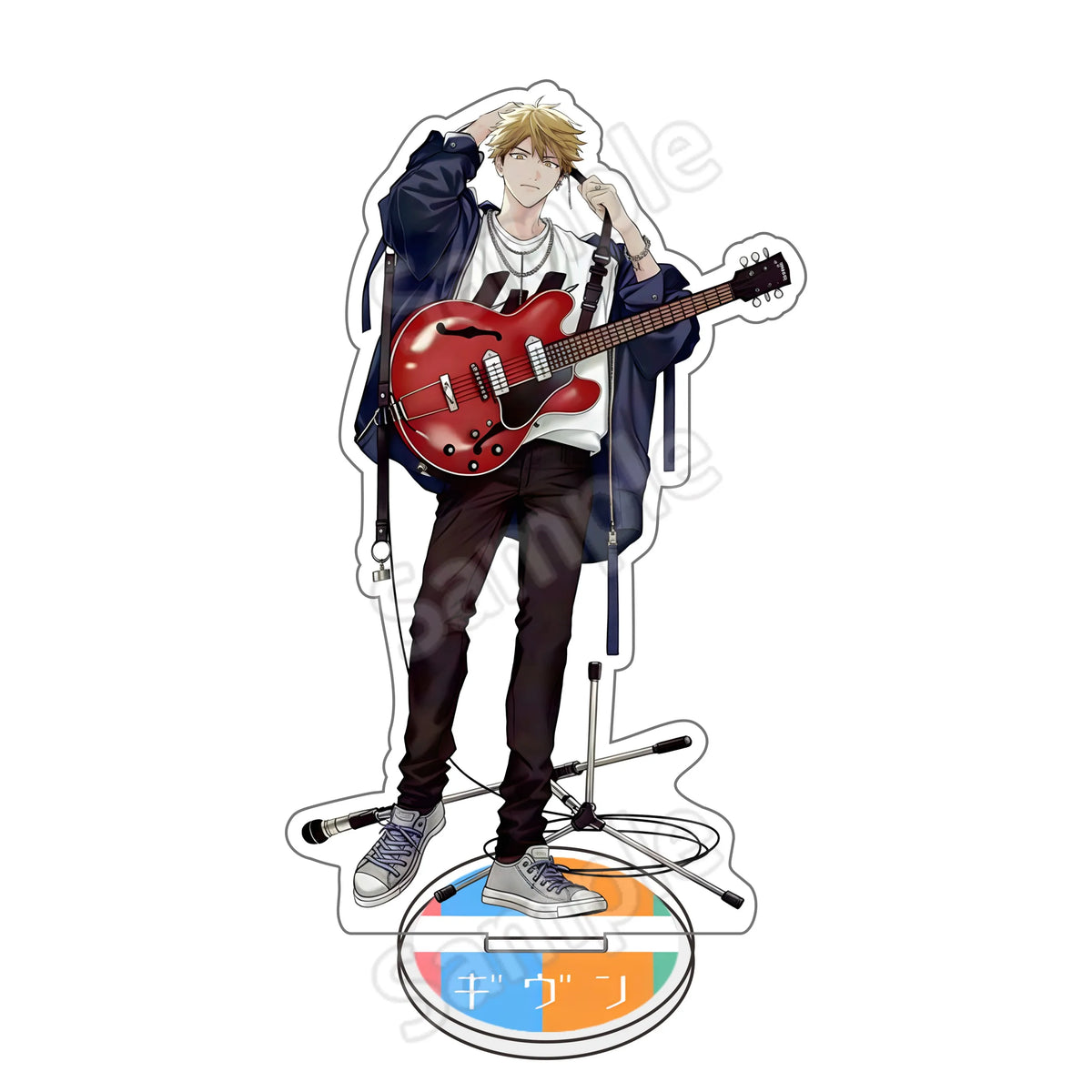 Given Satou Mafuyu Acrylic Stand Keychain 15CM - BL Anime Desk Decor Display Figure, Fan Merch Gift