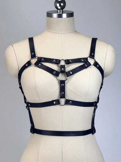 Punk Body Harness Corset Belt - Gothic Street Style Waistband Suspenders