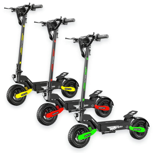 1200W Off Road Electric Scooter for Adults 48V Long Range E-Scooter 30MPH Fast Speed 11" Tubeless Tire Foldable Kick Scooter