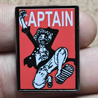 One Piece Gear 5 Luffy Enamel Pin - Anime Lapel Badge Brooch