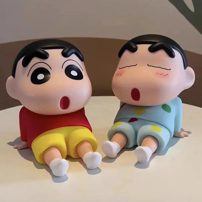 Kawaii Crayon Shin-Chan Anime Phone Holder - Cute Desktop Figure Gift Decor