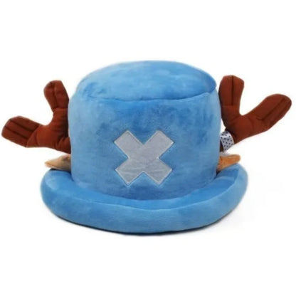 Tony Tony Chopper Hat – One Piece Plush Cosplay Hat, Soft Warm Kawaii Anime Beanie for Boys & Girls