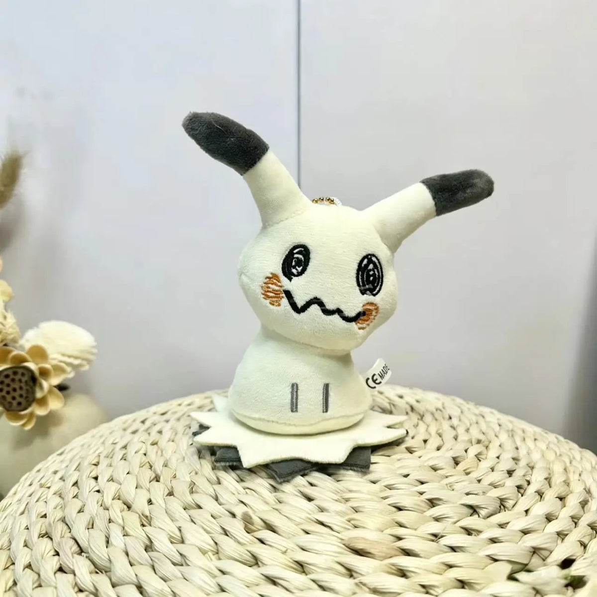 Pocket Monster Eevee & Mimikyu Plush Keychain - Cute Anime Bag Charm