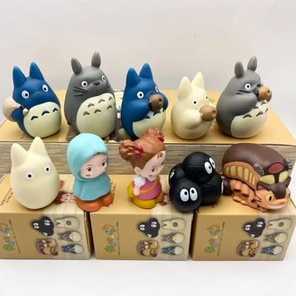 Anime Cartoon Blind Box Figurine Kawaii Desk Decor Collectible Toy Birthday Gift