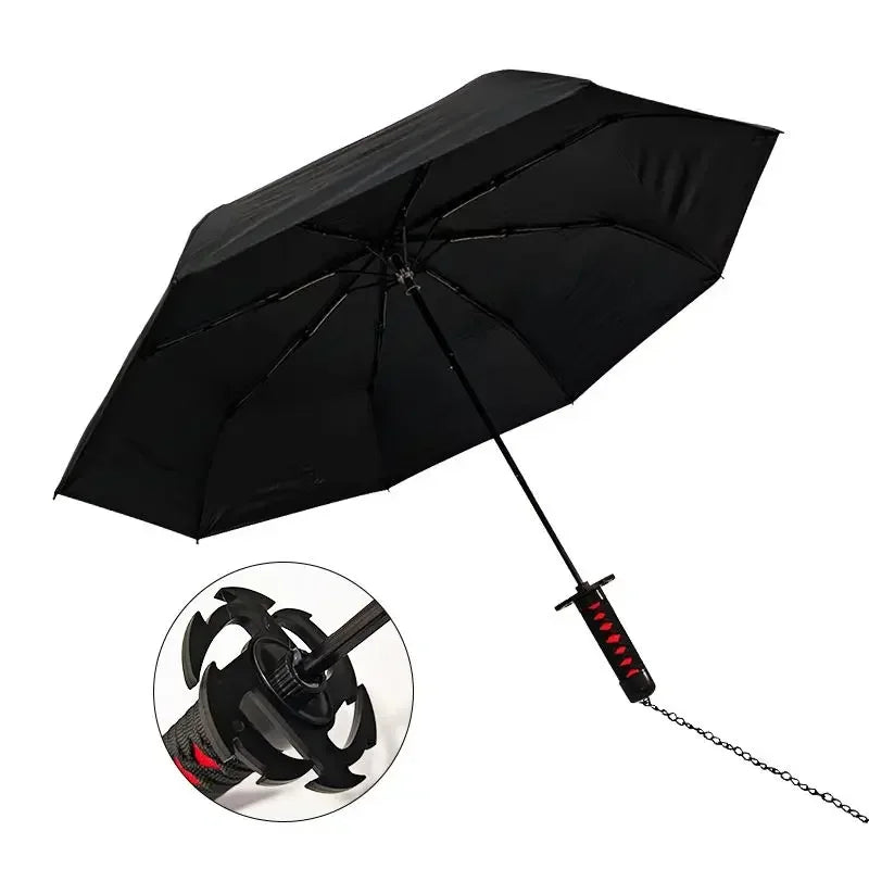Bleach Ichigo Katana Umbrella – Japanese Sword-Inspired Rain & UV Protection Parasol