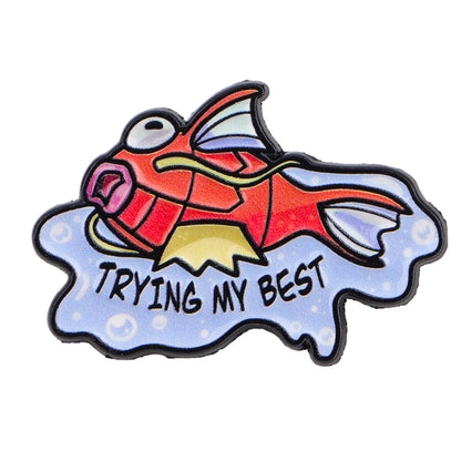 Cute Red Fish Enamel Pin – Cartoon Anime Lapel Pin Brooch for Backpacks, Jackets and Hats
