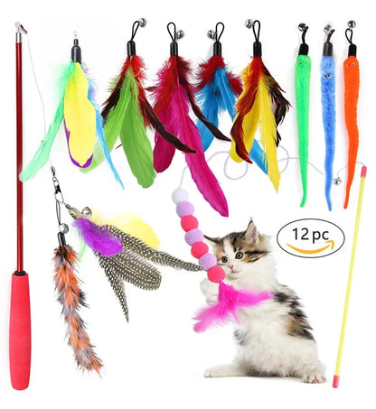 Foldable Cat Tunnel Tent – Mouse Shape Kitten Play Tube with Balls & Fish Toy