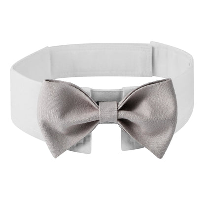 Dog Bow Tie Collar – Adjustable Cat Tuxedo Necktie for Weddings & Parties